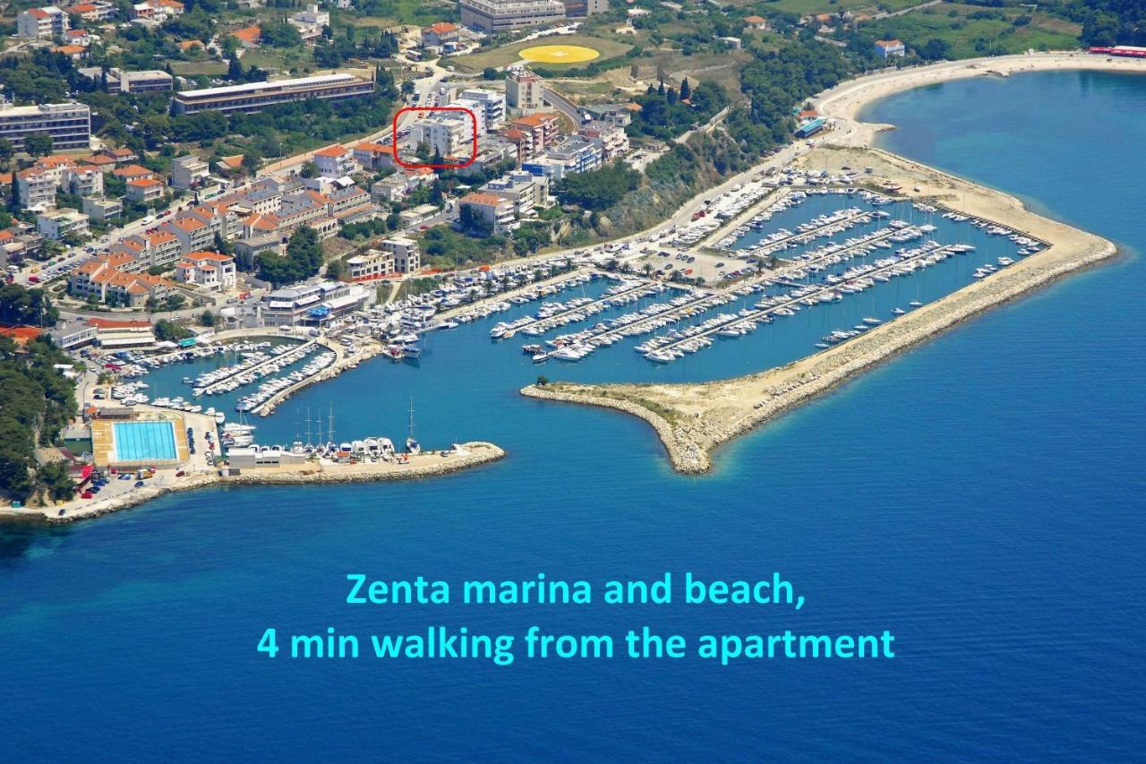 Modern Apt With Terrace 4 Min Walk To The Beach Split Exterior photo